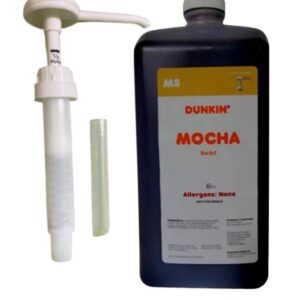 Dunkin Donuts Mocha Sauce-Swirl-Syrup 64 Oz Jug